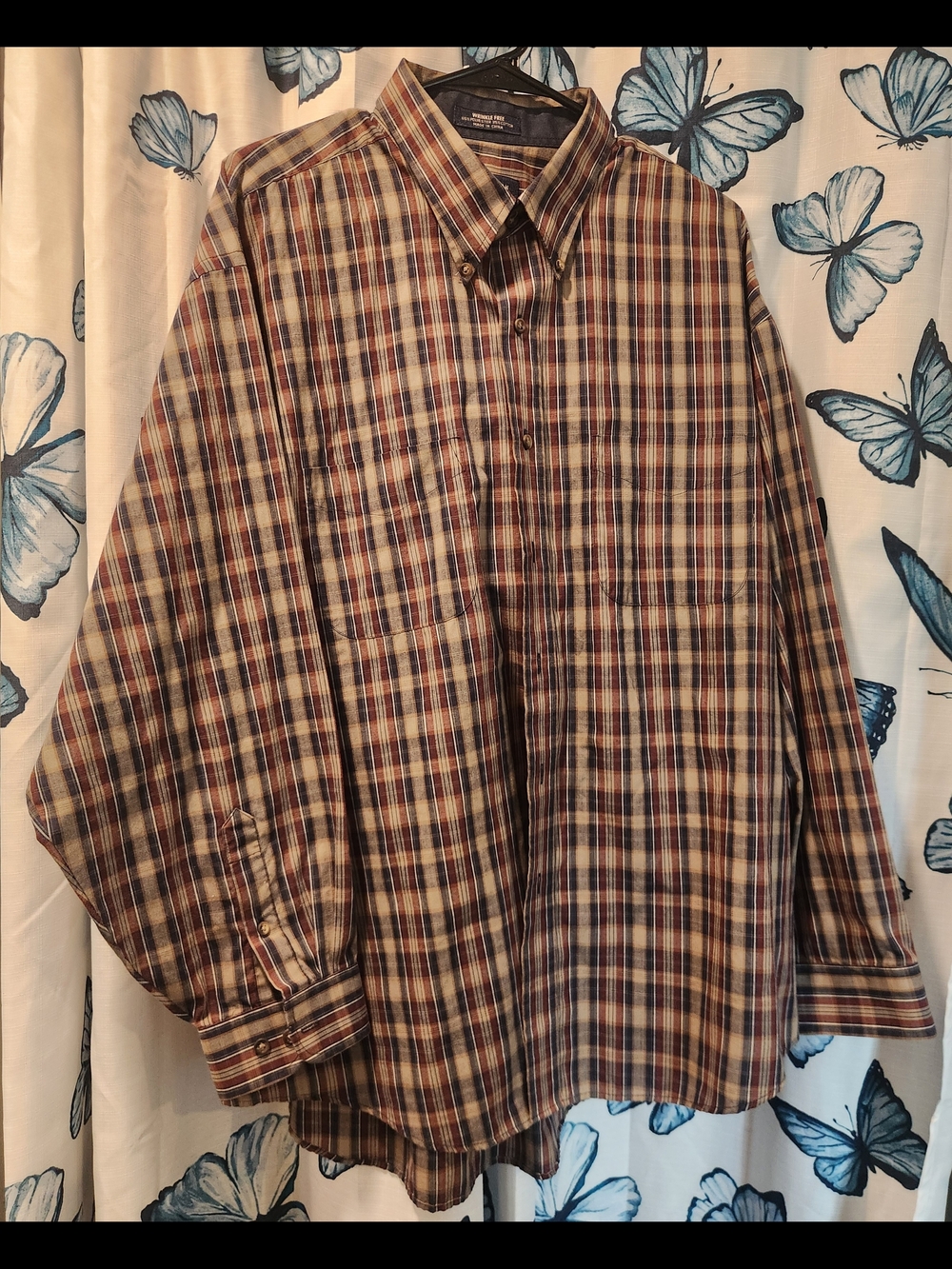 Classic Men's Plaid Button-Down Shirt - Multicolor